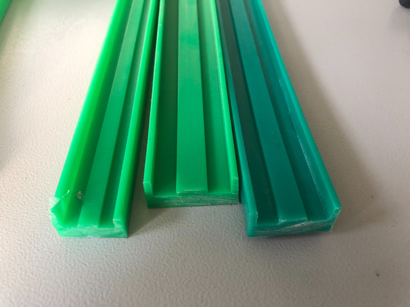 China High Hardness Nylon Plastic Chain Guide PE PE500 W57 Plastic Slide Strips