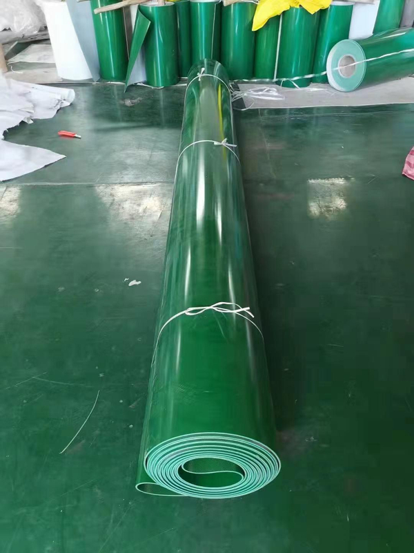 Green Light Duty PVC Components for Industrial Food Conveyor Belt