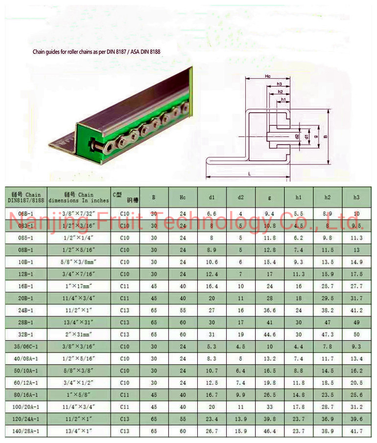 Hot Sale Upe Guide Rail Plastic UHMW PE Linear Guide Rail