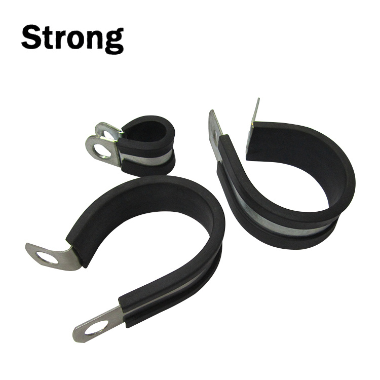 China Galvanizing R - Type Clamp Cable with Rubber