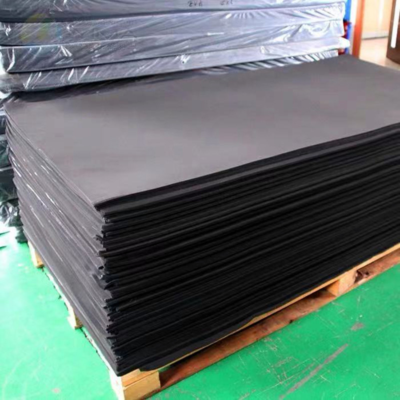 T Black Neoprene SBR FKM NBR EPDM Sheet Industrial Shock Absorbing