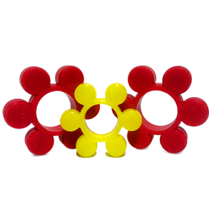 HRC/Gr Polyurethane Plum Coupling Elastic Buffer PU Rubber Customized