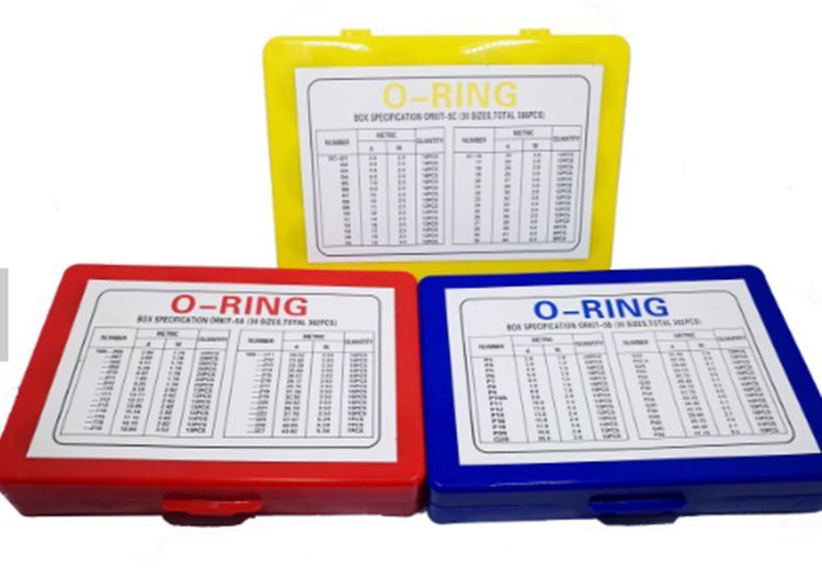 As568 382PCS NBR Rubber O-Ring Kit Assortment Set Repair Box