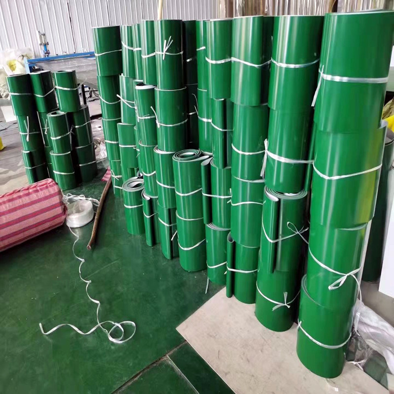 Green Light Duty PVC Components for Industrial Food Conveyor Belt