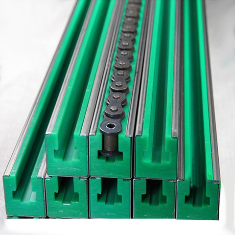 Nylon Chain Guide Rail Black Green Wear Resistant Upe Guide Rail