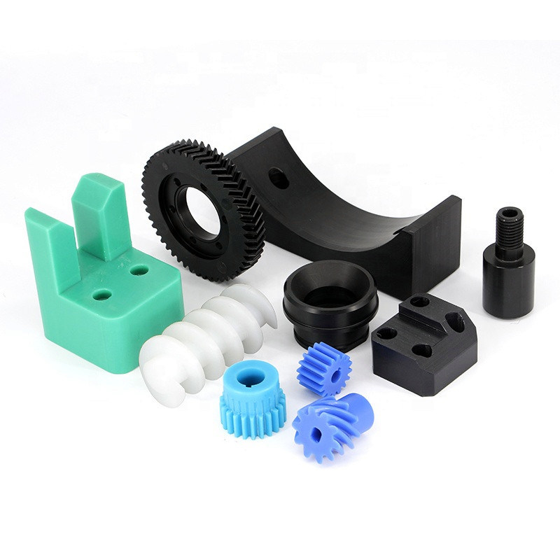 Chinese OEM CNC Turned Plastic Delrin POM PTFE PMMA Peek PVC PC HDPE Parts Machining Plastic Mold Injection