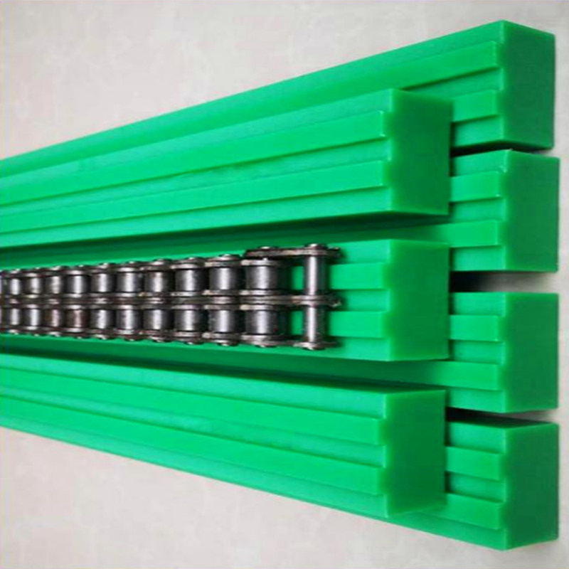 CNC Machined Plastic Products UHMW-PE Linear Guide Rail