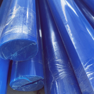 High Quality Extruded Polyvinyl Chloride PVC Rod and PA Rod Blue Nylon Rod